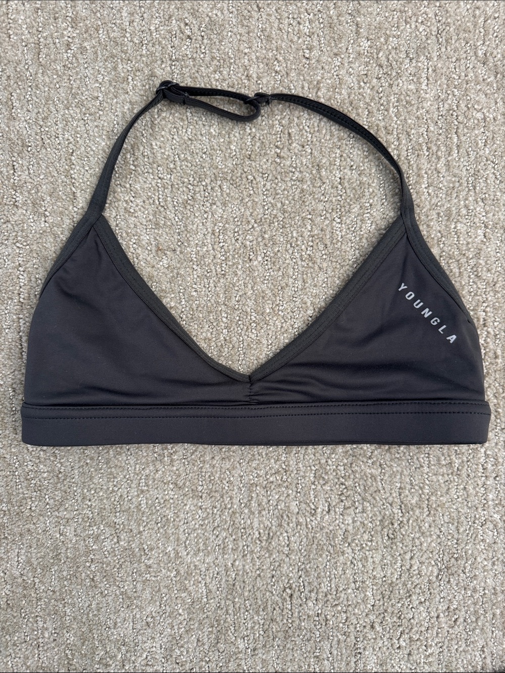 Youngla Urban V-Neck Sports Bra Black